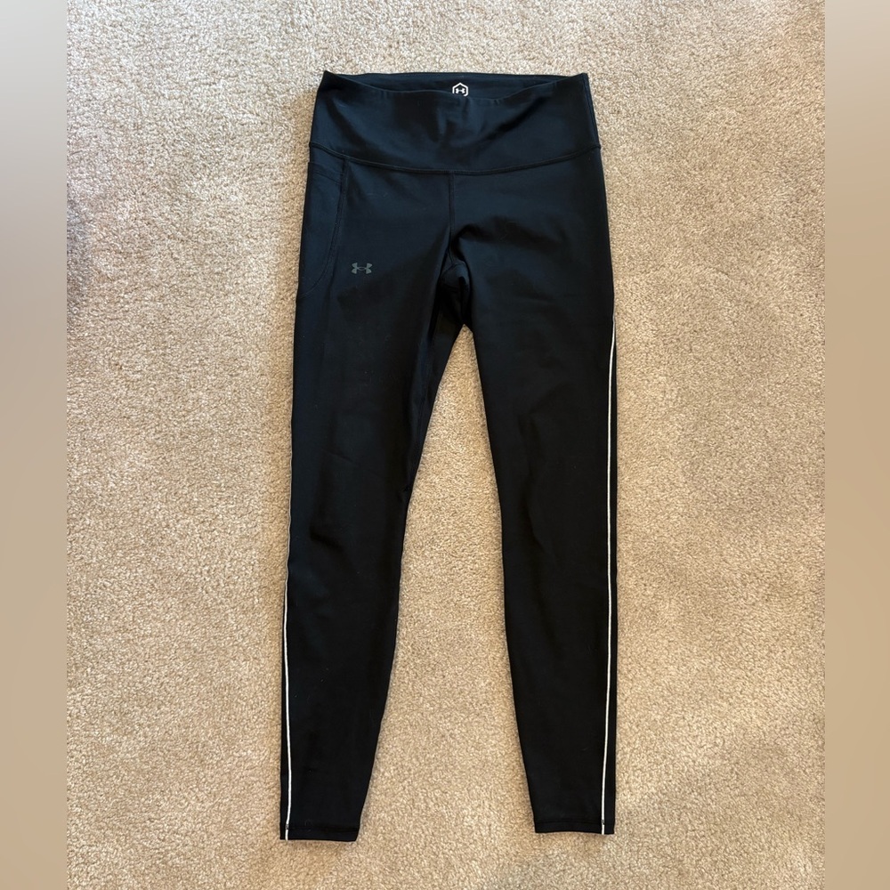 New Under Armour HeatGear Black Leggings